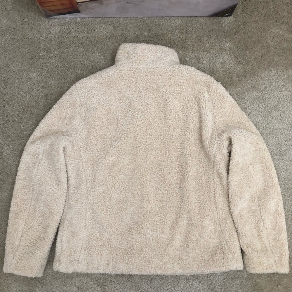 Pendleton Cream Teddy Jacket Size Large - image 3